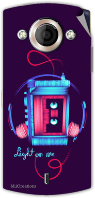 

MiiCreations MMXA255-MS-00184 Micromax Canvas Selfie A255 Mobile Skin(Purple)