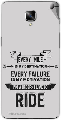 

MiiCreations OP3-MS-00241 One Plus 3 Mobile Skin(Grey)