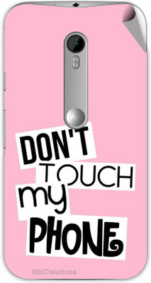 

MiiCreations M-G3-MS-00018 Motorola Moto G 3rd Gen Mobile Skin(Pink)