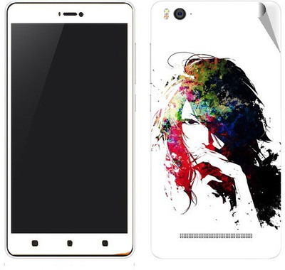 Snooky Xiaomi Mi 4i Mobile Skin(White)