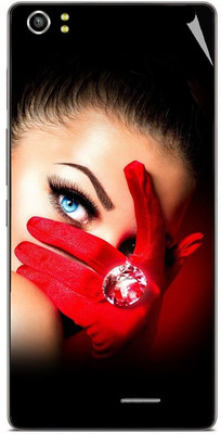 Snooky Lava Iris Icon Mobile Skin(Red)