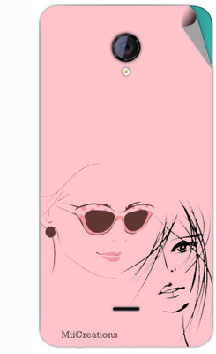 

MiiCreations 00205-MS-MMXA106 Micromax Unite 2 A106 Mobile Skin(Pink)