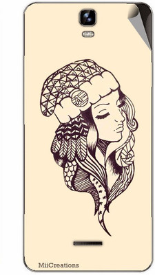 

MiiCreations MMXA190-MS-00031 Micromax Canvas HD Plus A190 Mobile Skin(Beige)
