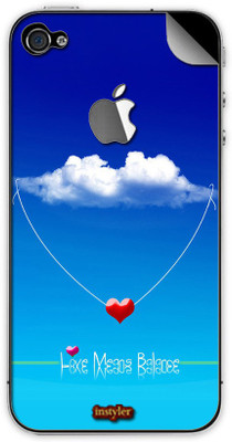 

instyler IP4-52 APPLE I PHONE 4 Mobile Skin(MULTICOLOR)