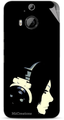 

MiiCreations H-M9-P-MS-00229 HTC One M9 Plus Mobile Skin(Black)