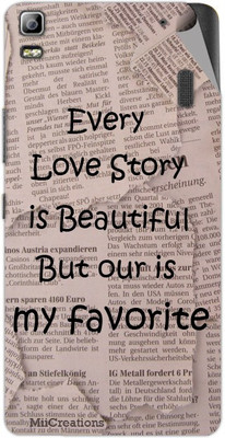 

MiiCreations LN-K3-N-MS-00048 Lenovo K3 Note Mobile Skin(White)