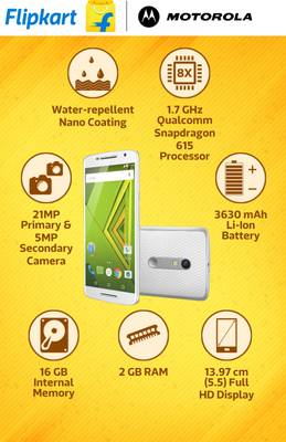 Moto X Play (White, 16 GB) 