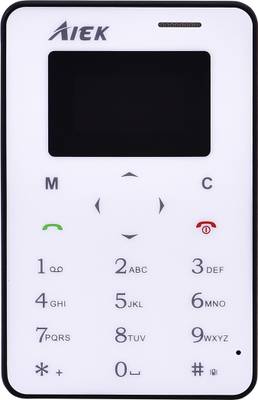 AIEK X6 Credit Card Size