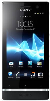 Sony Xperia U (Black and Pure White, 8 GB) 