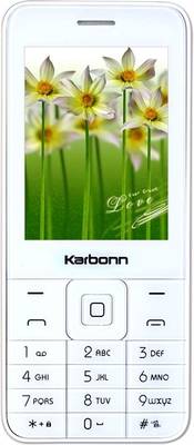 Karbonn K-phone (White + Champagne) 