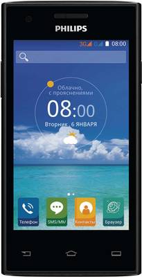 Philips S 309 (Black, 4 GB) 