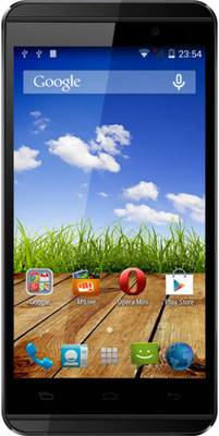 Micromax Canvas Fire 2 A104 (Black and Silver, 4 GB)(1 GB RAM)