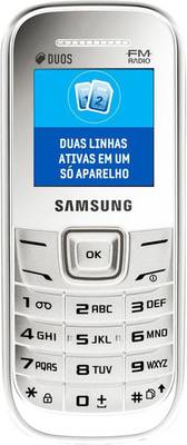 SAMSUNG E1207 Guru FM Dual Sim - White (White) 