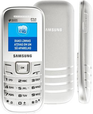 SAMSUNG E1207 Guru FM Dual Sim - White (White) 
