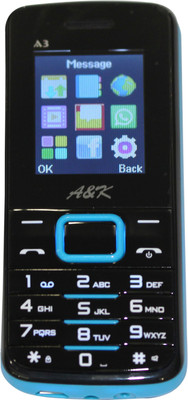 

AK Bar Phone A 3(Black, Blue)