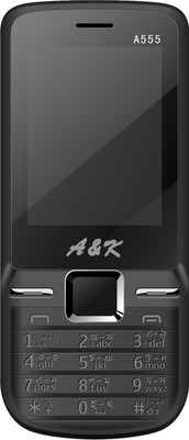 

AK Bar Phone A 555(Black)