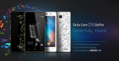 Videocon OctaCore Z55 Delite with 16 GB Card (Black Gold, 8 GB) 
