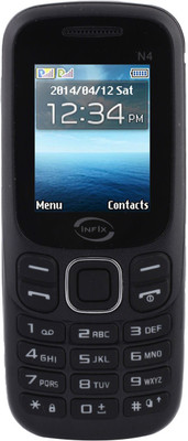Infix N-4 Dual Sim Multimedia 2.4 Inches(Black)