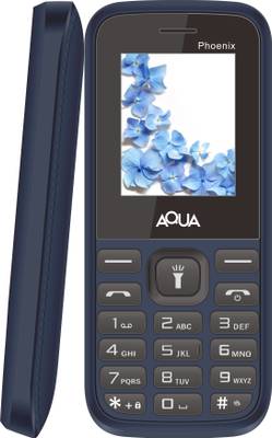 Aqua Phoenix - Dual SIM Basic Mobile Phone (Blue) 