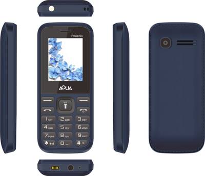 Aqua Phoenix - Dual SIM Basic Mobile Phone (Blue) 