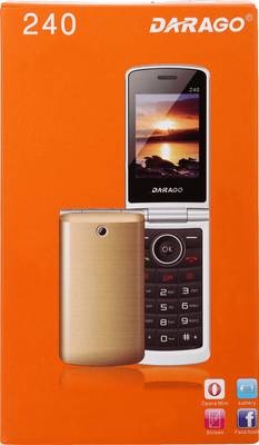Darago 240 Flip Phone (Matt Gold) 