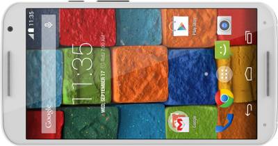 Moto X (2nd Generation) (White/Bamboo, 16 GB)
