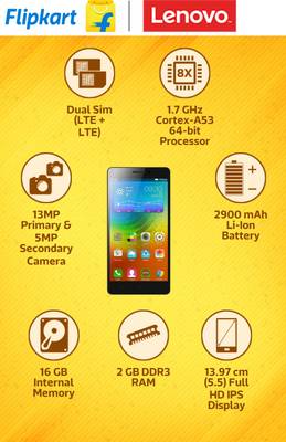 Lenovo K3 Note (Yellow, 16 GB) 