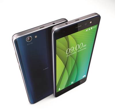 Lava X50 Plus (Blue and Silver, 32 GB)