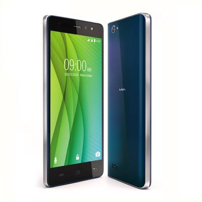 Lava X50 Plus (Blue and Silver, 32 GB)