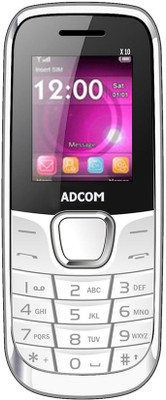 

Adcom X10 (Guru) Dual Sim Mobile- White(White)