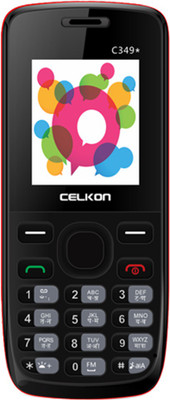 Celkon C349(Black & Red)
