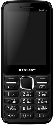 

Adcom X16 (Fun) Dual Sim Mobile-Black(Black)