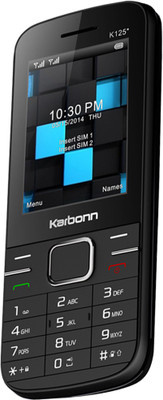 Karbonn K125 Star Dual Sim - Black(Black)