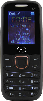 

Infix Infix N1 Dual Sim Multimedia with Auto Call Record-Black(Black)