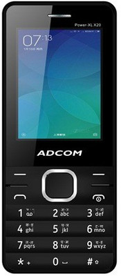 

Adcom X20 (POWER XL) Dual Sim Mobile- Black(Black)