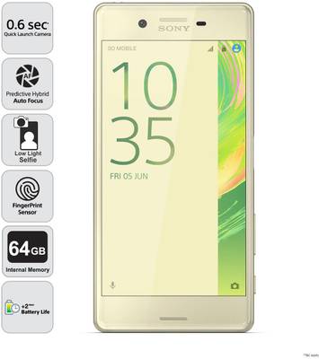 Sony Xperia X Dual Sim (Lime Gold, 64 GB) 