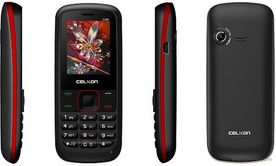 Celkon C-349 Star(Black & Red)
