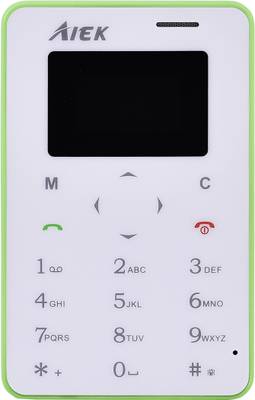 AIEK X6 Credit Card Size