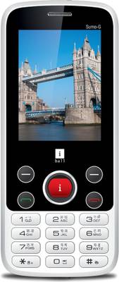 iBall 2.4 Sumo-G Dual Sim (White, Orange) 
