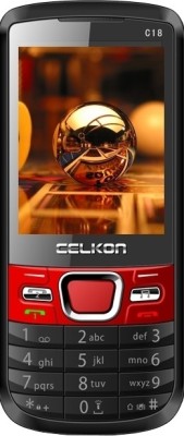 Celkon C18(Black & Red)