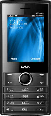 

Lava KKT 40 Power Plus(Black & Grey)