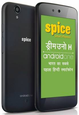 Spice Dream UNO Mi-498H(Android One) (Black, 4 GB) 