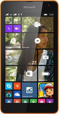 Microsoft Lumia 535 DS (Bright Orange, 8 GB) 