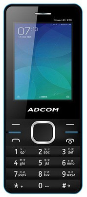 

Adcom X20 (POWER XL) Dual Sim Mobile- Black & Blue(Black, Blue)