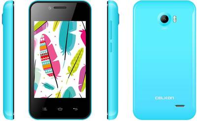 Celkon Campus A355 Light Blue (Light Blue, 512 MB)