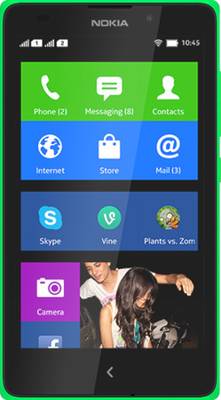 Nokia XL (Bright Green, 4 GB) 