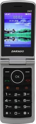 Darago 240 Flip Phone (Classy Red) 