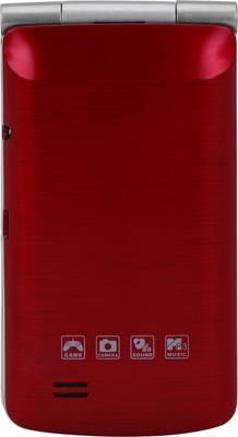 Darago 240 Flip Phone (Classy Red) 