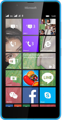 

Microsoft Lumia 540 (Cyan, 8 GB)(1 GB RAM)