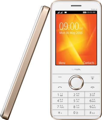 Lava Spark Icon X (White & Gold) 